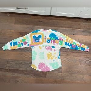 Walt Disney World Park Spirit Jersey Small Tie Dye Puff